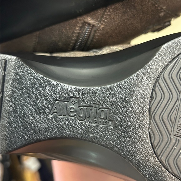 Alegria Metallic Gray Ankle Boots - Picture 2 of 15